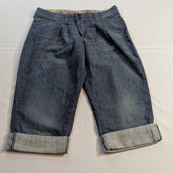 Dolce & Gabbana Denim Capris Size *26 (Size 2-4 according to AI) - Picture 1 of 16